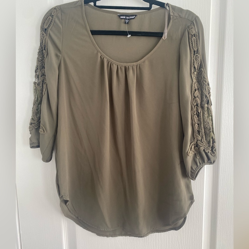 Army Green Blouse